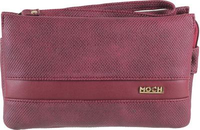 

Mochi Women Casual Purple Rexine Clutch