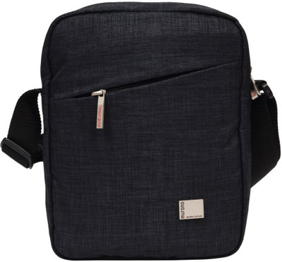 

Murano Men & Women Casual Black Polyester Sling Bag