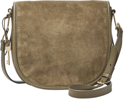 

Fossil Women Casual Beige Genuine Leather Sling Bag