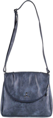 

Mochi Women Casual Blue Rexine Sling Bag