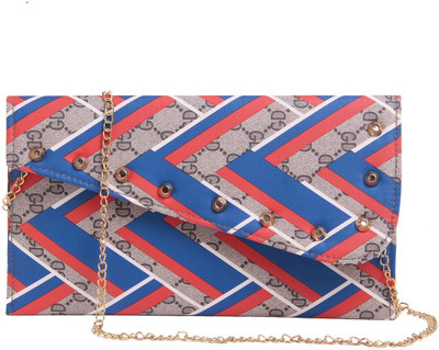 

Fiona Trends Girls Casual Blue Rexine, PU Sling Bag