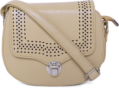 

Butterflies Women Casual, Evening/Party Beige PU Sling Bag