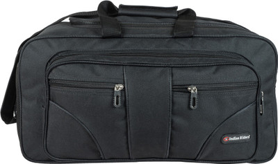 

Indian Riders Light weight Waterproof Duffel Travel Bag -Black (IRDB-010) Small Travel Bag - Large(Black)