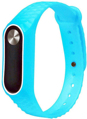 

CELLFATHER Silicone Colorful Band Strap for Xiaomi Mi Band 2 (Blue & White_Dual Color) Smart Watch Strap(Mullti Color)