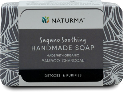 

Naturma Sagano Soothing Handmade Soap Organic Bamboo Charcoal(125 g)