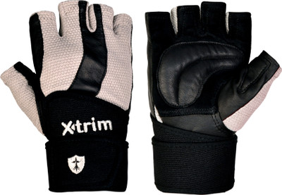 

Xtrim PRO SHIELD Gym & Fitness Gloves (, Grey, Black