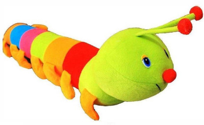 

Shopfloor.XYZ Multicolor Caterpillar Cute Stuffed Soft Plush Toy Kids Birthday - 26 cm(Multicolor)