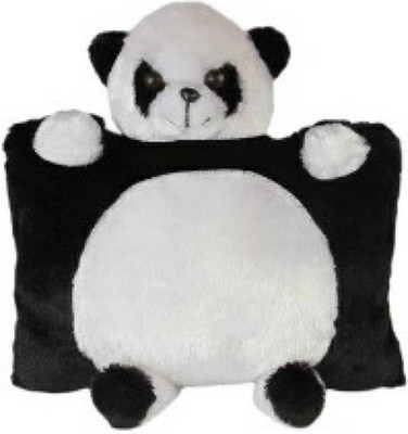 

HOMOKART cute panda & panda pillow - 16 inch(Black)