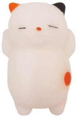 

AGE CARE Kawaii Squishy Cats Mini Moch Squishy Toys Stress Squishy Animals Decoration Squishy Cat Toy Stress Reliever - 5 cm(White)