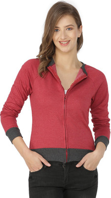 CAMPUS SUTRA Full Sleeve Color Block Women Sweatshirt