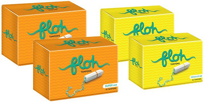 

Floh 2 Regular + 2 Super Tampons(Pack of 40)