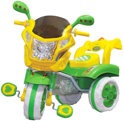 Ehomekart Funride COMET Bike / Scooter / Tricycle for Kids with LED LIGHTS and MUSIC for Kids TRI016 Tricycle Green Ehomekart Tricycles
