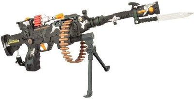 

SAISAN Musical Gun Toys for Boys Army Style Multi Color (56cm)(Multicolor)