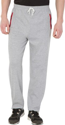 Fflirtygo Solid Men Grey Track Pants