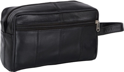 

AspenLeather SHAVING KIT BAG Travel Shaving Kit(Black)