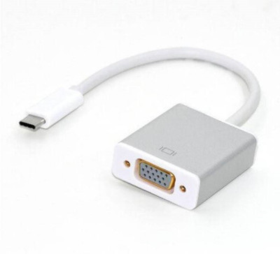 

Teratech TV-out Cable USB 3.1 Type C USB-C Male to VGA Female Converter Adapter(White, For Laptop)