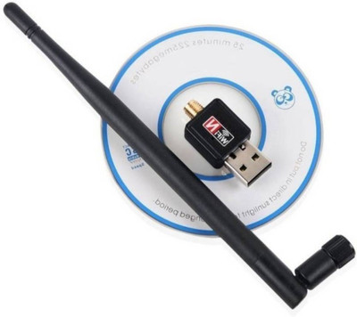 

Klick N Shop Wifi 600Mbps Usb Wifi Dongle 600Mbps Wireless Adapter 802.11N/G/B With Antenna USB Adapter(Black)