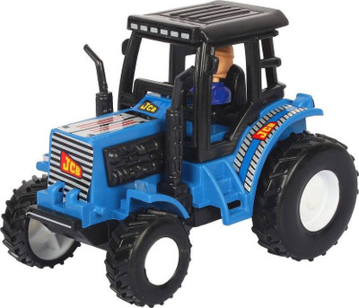 

Green Apple Kaizen Pull Back Tractor | No Battery No Remote | Miniature Scaled Models | Blue(Blue)