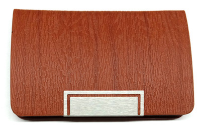 

OftenServices Men Brown Artificial Leather Card Holder(1 Card Slot)