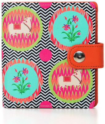 

India Circus Girls Multicolor Artificial Leather Wallet(6 Card Slots)