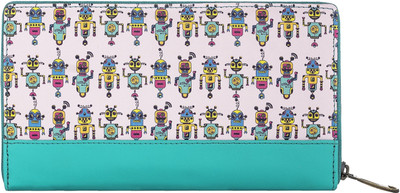

Intelligent Idiots Women Multicolor Artificial Leather Wallet(11 Card Slots)
