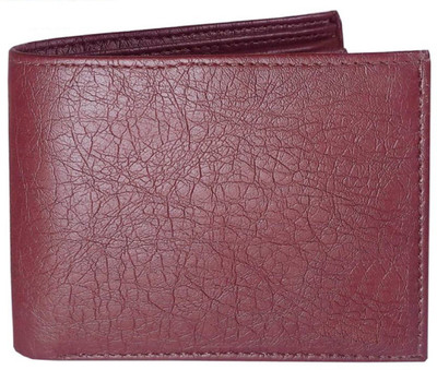 

SAMTROH Men Formal Maroon Artificial Leather Wallet(6 Card Slots), Tan