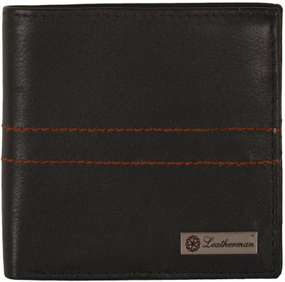 

Leatherman Men Black Genuine Leather Wallet(11 Card Slots)