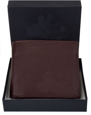 LAER Boys Brown Genuine Leather Wallet(9 Card Slots)