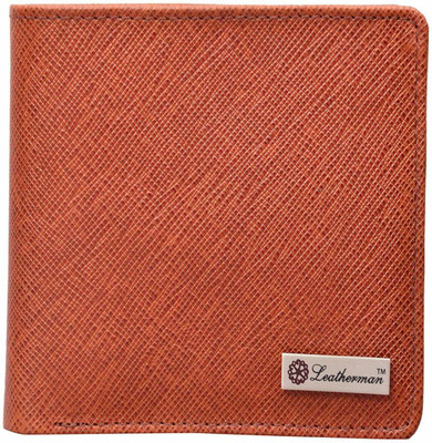 

Leatherman Men Black Genuine Leather Wallet(12 Card Slots), 1517b-tan