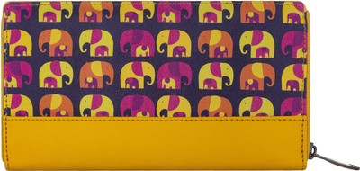

Intelligent Idiots Women Multicolor Artificial Leather Wallet(11 Card Slots)