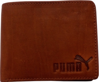 

Puma Men Formal Brown Genuine Leather Wallet(5 Card Slots)