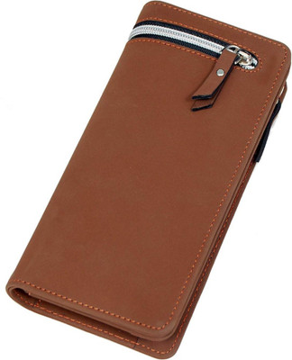 

Borse Women Casual Brown Genuine Leather Wallet(12 Card Slots)