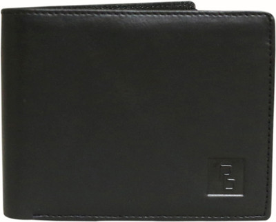 

Probasta Men Black Genuine Leather Wallet(3 Card Slots)