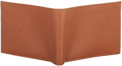 

OODI Men Tan Genuine Leather Wallet(10 Card Slots)