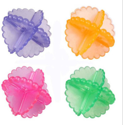 

pinkparifashion Multicolor Laundry ball Pack of 4 Detergent Bar(0.303 g, Pack of 4)
