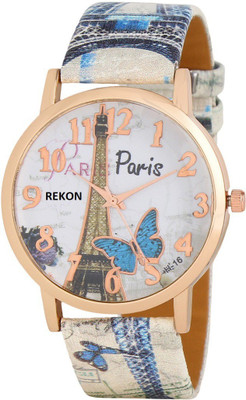 

REKON Limited Edition Fashionable PARIS EFFIL TOWER Watch - For Girls