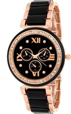 

Snapcrowd SCMINABLACK Snapcrowd Collection Analogue White Dial Watch For Women and Girls Watch - For Women