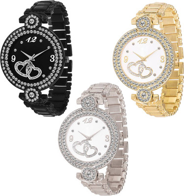 

AK STYLISH WATCH FOR GIRL COMBO SET 3 Watch - For Girls