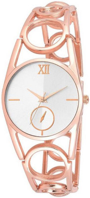 

TRUE KART K-18 rose gold diamond bracelet stylish design in dial Watch - For Women