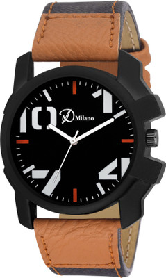 

D'Milano BLK027 Black Dial Watch - For Men