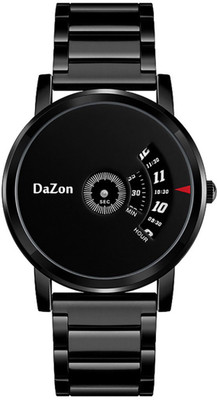 

Dazon Orb-Black Watch - For Men & Women