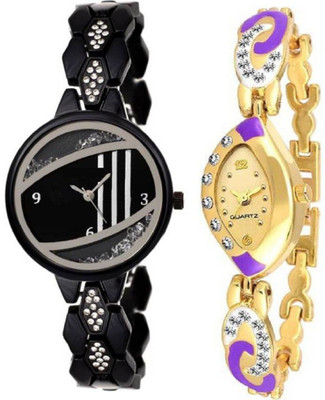 

TRUE KART Letest fresh Arrival Purple Metal Strap Watch - For Girls