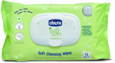 

Chicco Soft cleansing wipes 72 Pcs Sticker Pack(72 Pieces)