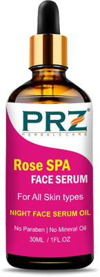 

PRZ Rose SPA Face Serum (30ML) Night Face Serum For All Skin Type - Helps in Tightening Skin Tissues, Opening Skin Pores on the Face, Controlling the Greasiness & Facial Skin Wrinkles(30 ml)