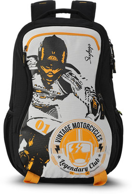 

Skybags XCIDE PLUS 02 SCHOOL BAG WHITE 49 L Backpack(White)