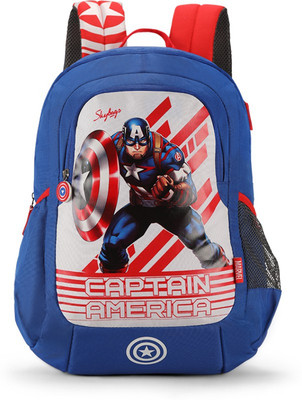 

Skybags SB MARVEL CHAMP 06 SCHOOL BAG BLUE 18.9297 L Backpack(Blue)