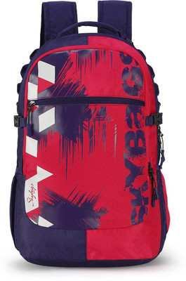 

Skybags KOMET PLUS 02 SCHOOL BAG PURPLE 51 L Laptop Backpack(Purple, Red)