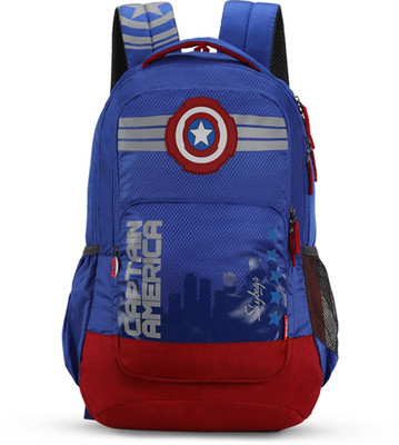 

Skybags SB MARVEL 06 SCHOOL BAG BLUE 31.1328 L Backpack(Blue)