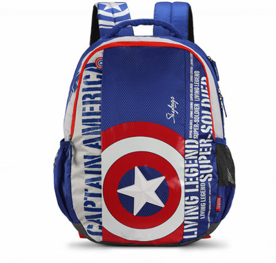 

Skybags SB MARVEL 08 SCHOOL BAG BLUE 31.1328 L Backpack(Blue)