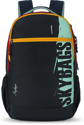 

Skybags KOMET 02 SCHOOL BAG NAVY BLUE 49 L Laptop Backpack(Black)